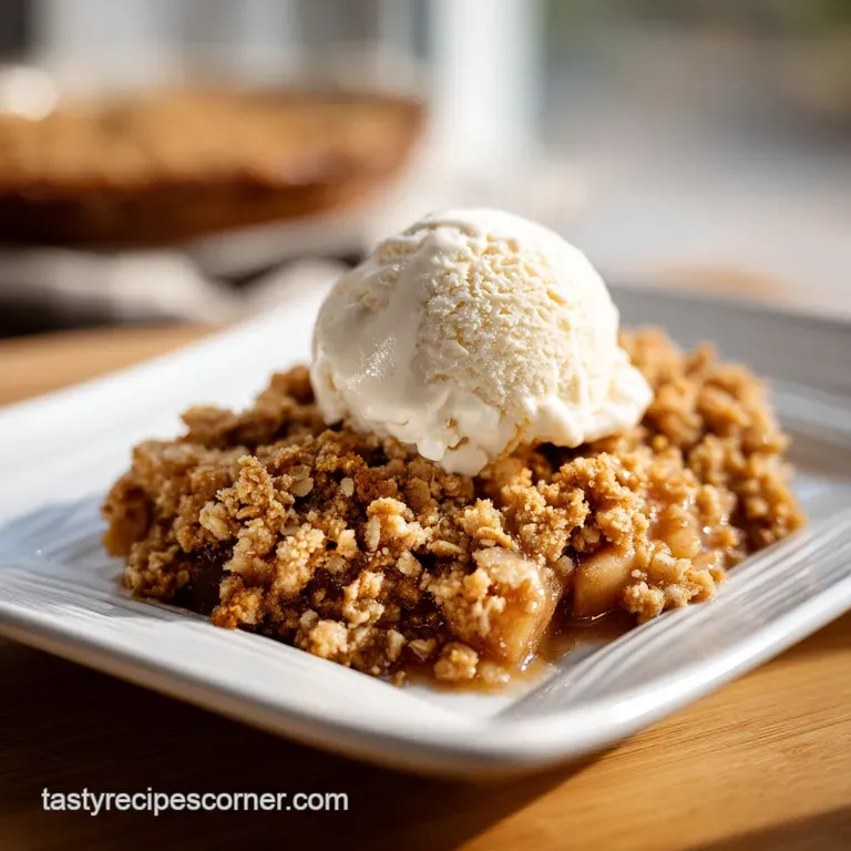 High Protein Apple Crisp with Oats