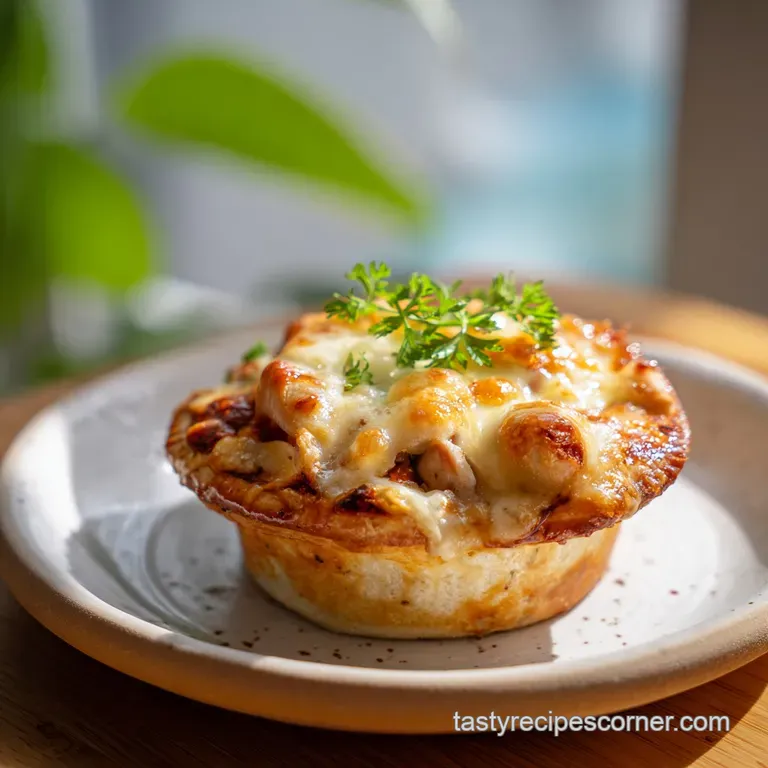 Individual Pizza Pot Pie: Flaky and Cheesy