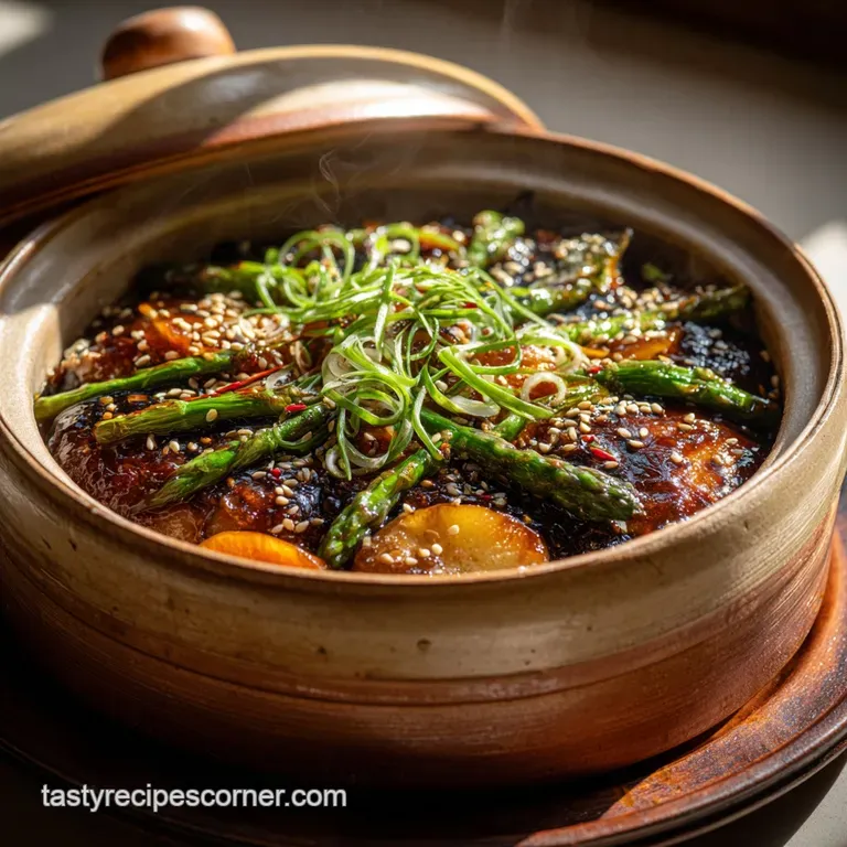 Japanese Mounjaro Recipe: the Zen-Sation Salmon Hot Pot presentation