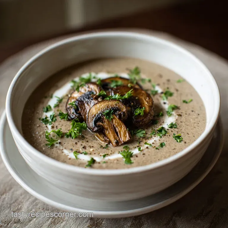 Homemade Keto Cream Of Mushroom Soup Recipe