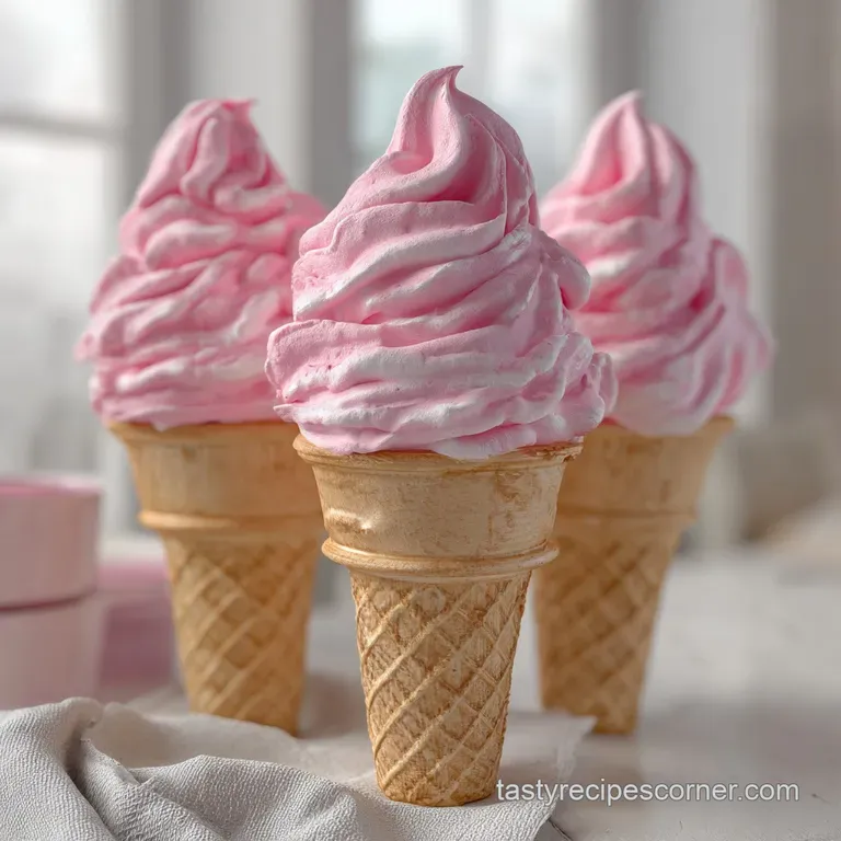 Key Lime Mallow Cones with White Chocolate Barrier