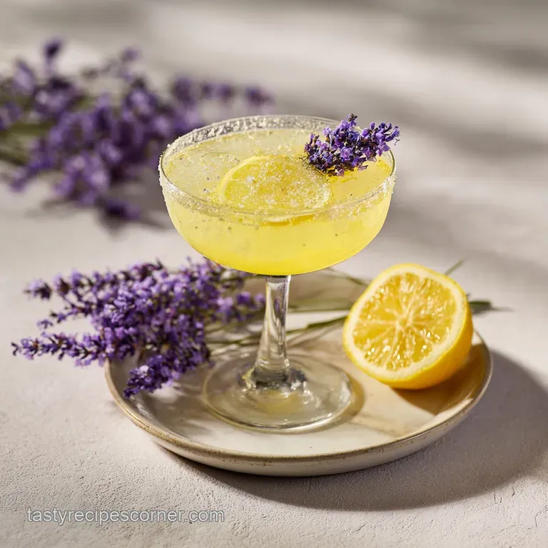 Lemon Lavender Margarita: Silky and Floral