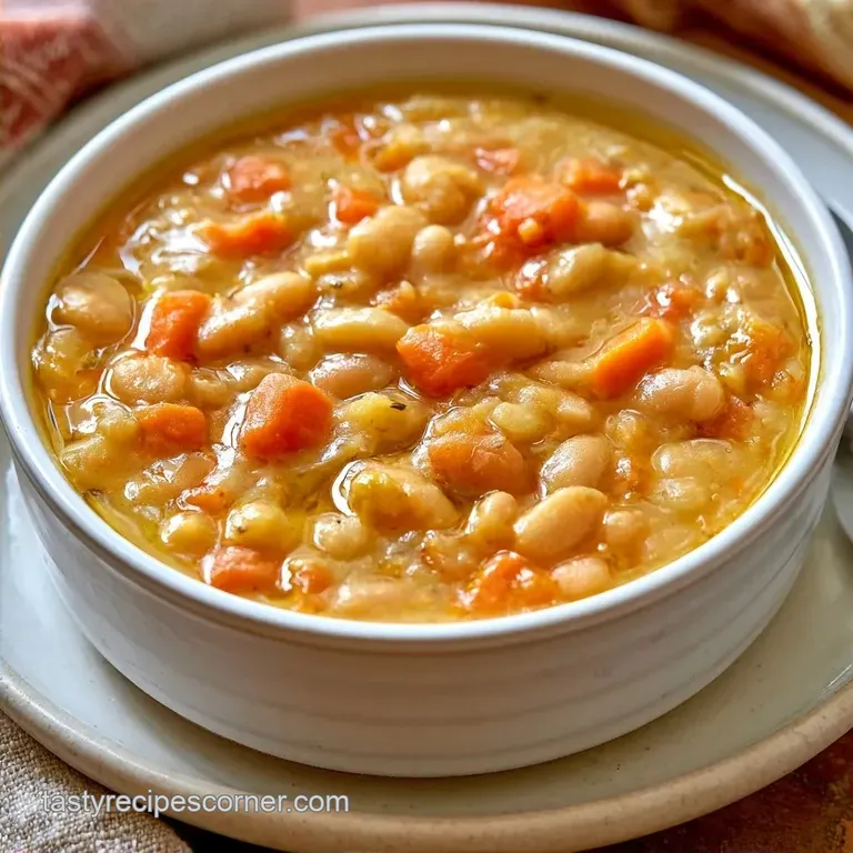 Creamy Lemon White Bean Soup