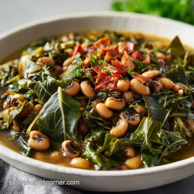 Lucky Food for the New Year with Black Eyed Peas