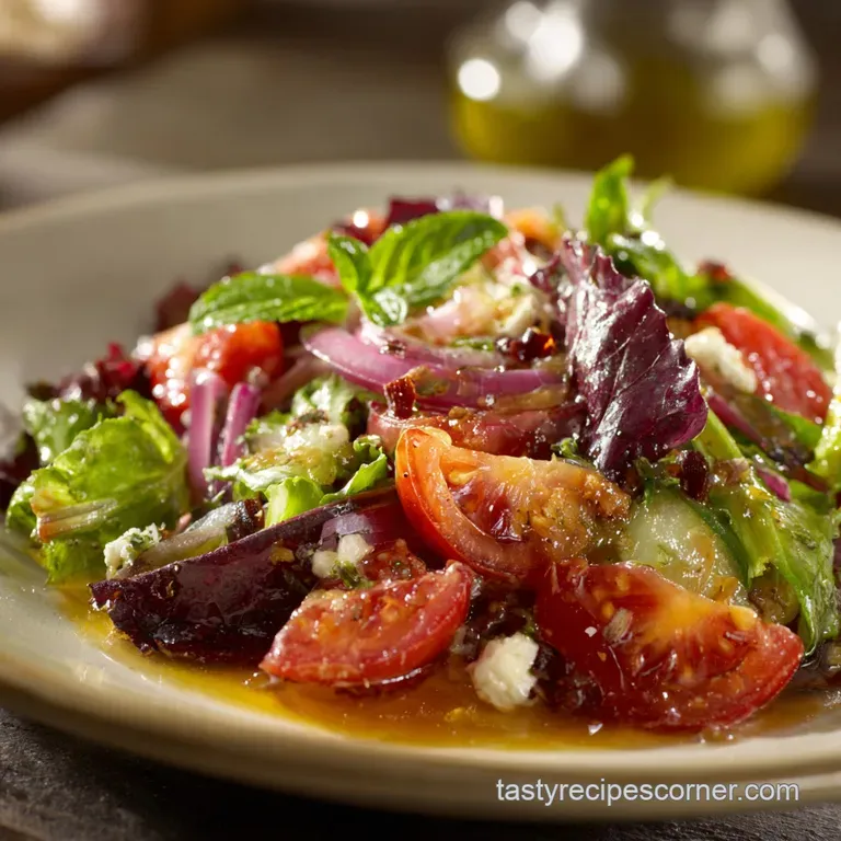 Mediterranean Salad: Sunshine Recipe with Lemon-Oregano Dressing