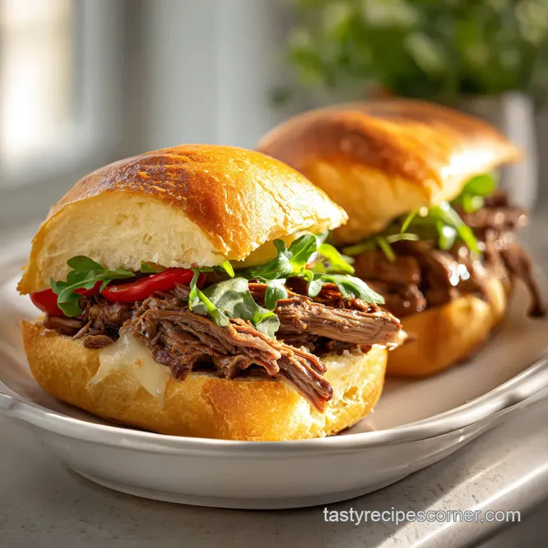 Mississippi Pot Roast Sandwiches: Slow-Cooked and Savory