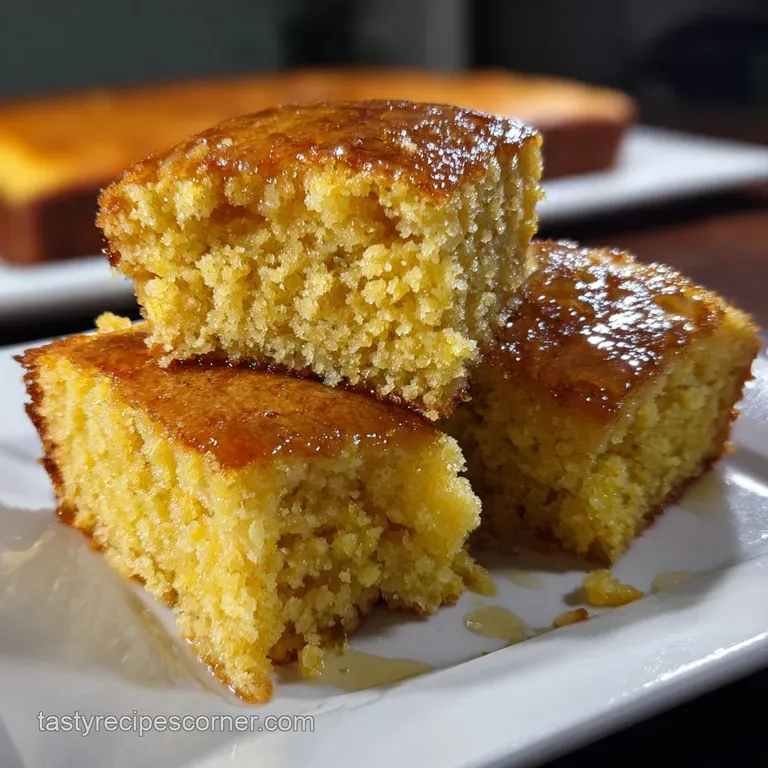Easy Sweet Cornbread for the Perfect Side presentation
