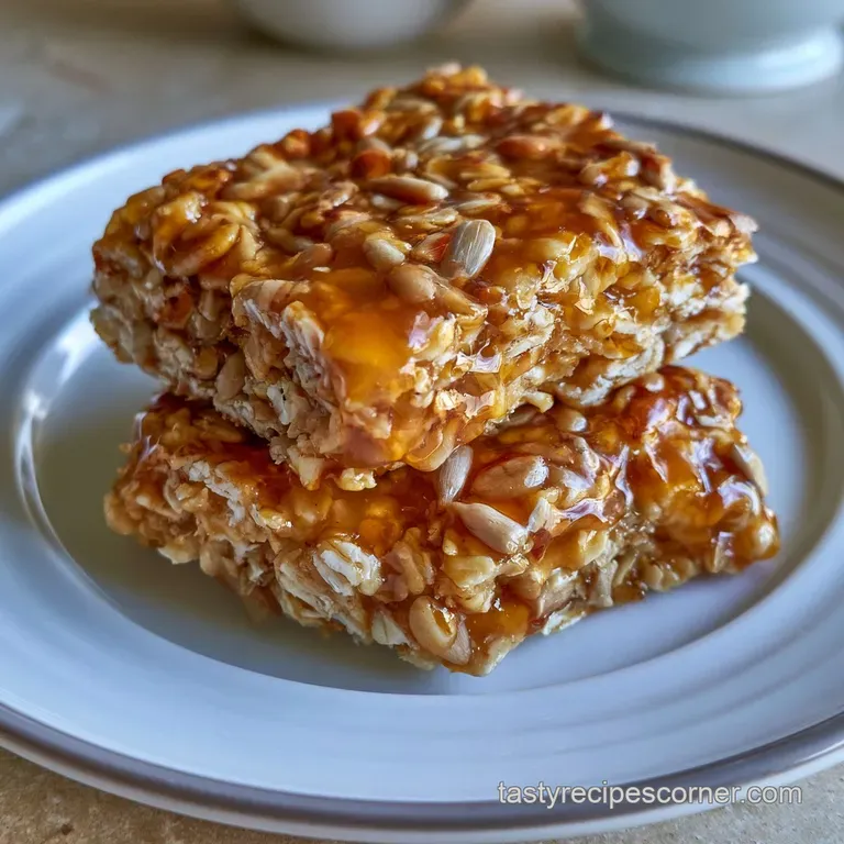 No Bake Baseball Granola Bars: Chewy and Dense