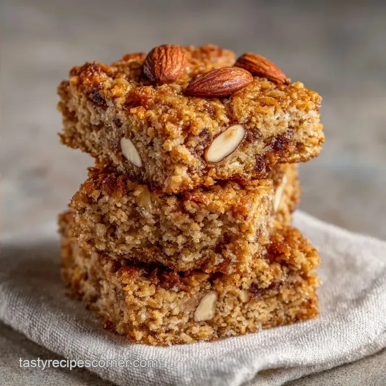 No Bake Sweet Snack Bars: Chewy and Nutty