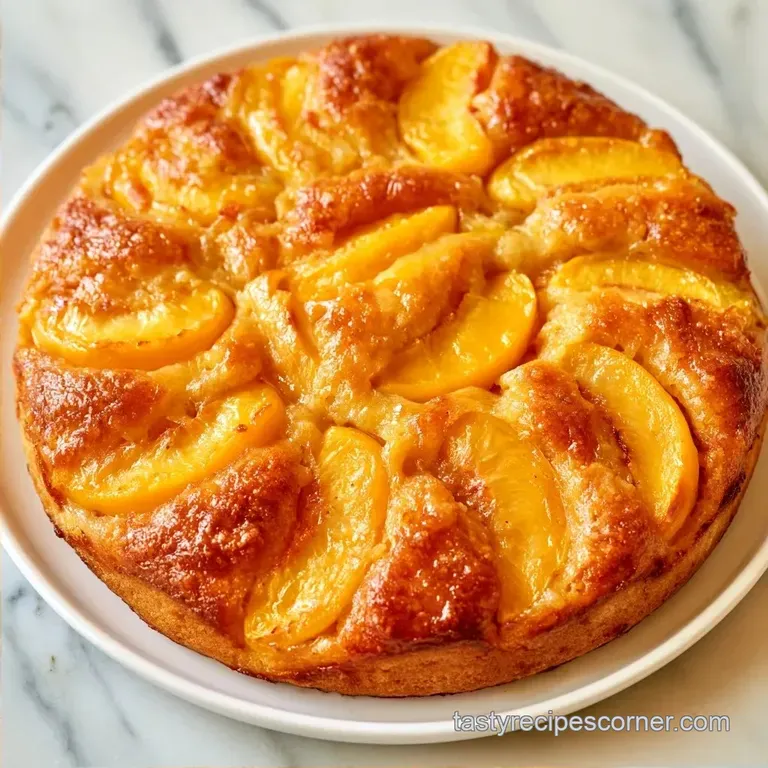Old Fashioned Peach Snack Cake