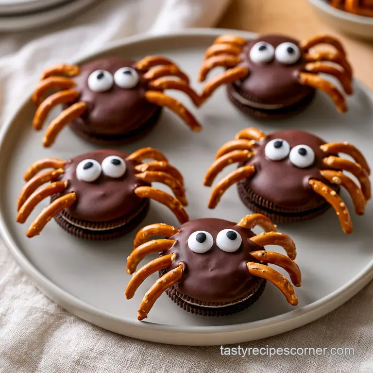 Oreo Spiders: Salty and Sweet