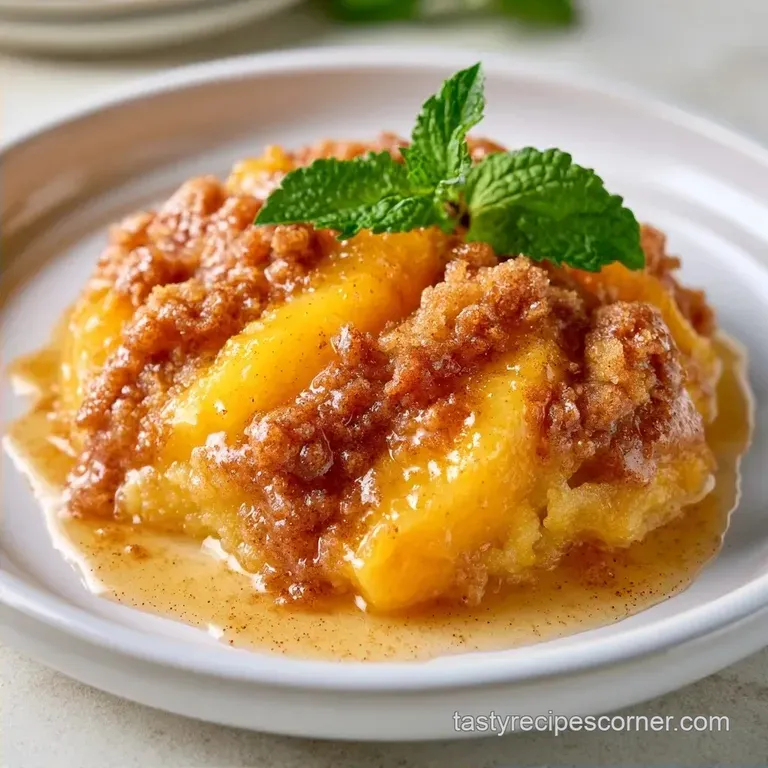 Southern-Style Peach Cobbler Dump Cake
