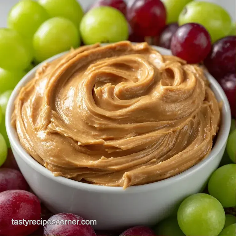Artfully arranged slices of red apple and celery sticks surrounding a swirl of golden peanut butter on a ceramic plate.