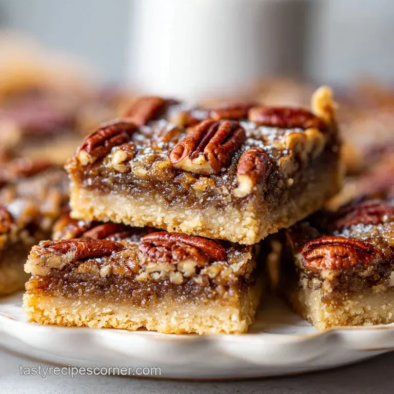 Best Pecan Pie Bar Recipe for a Crowd with Shortbread Crust