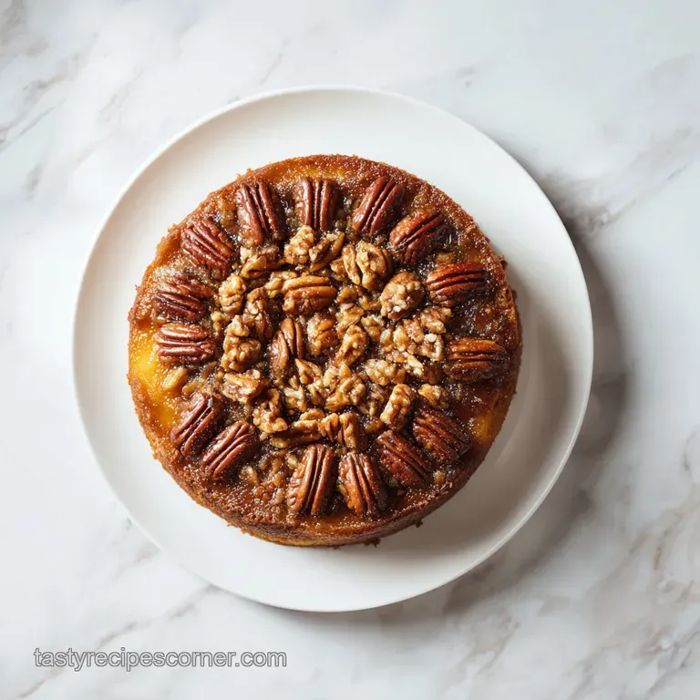 Pecan Pumpkin Torte With Praline Topping