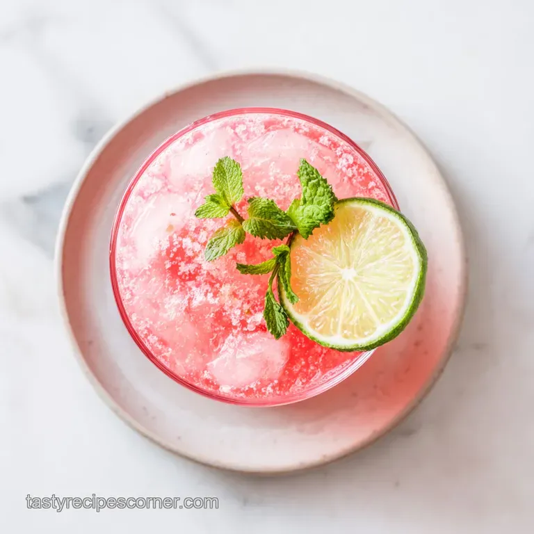 Pink Senorita Cocktail: Zesty and Velvety