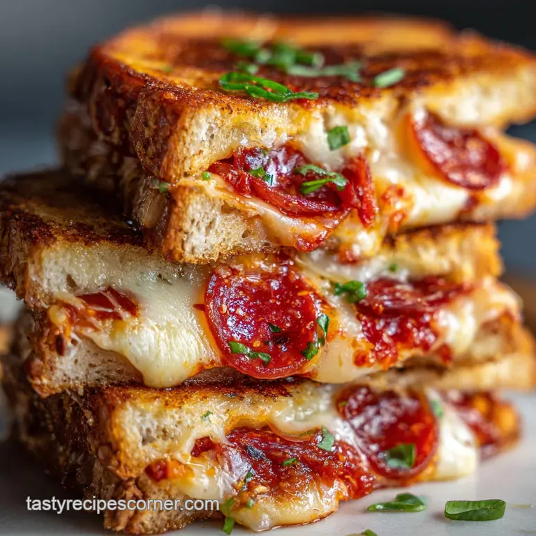 Pizza Grilled Cheese Sandwich Recipe