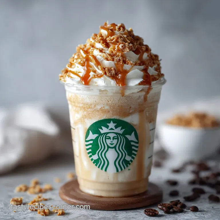 Starbucks Ribbon Crunch Frappuccino Recipe