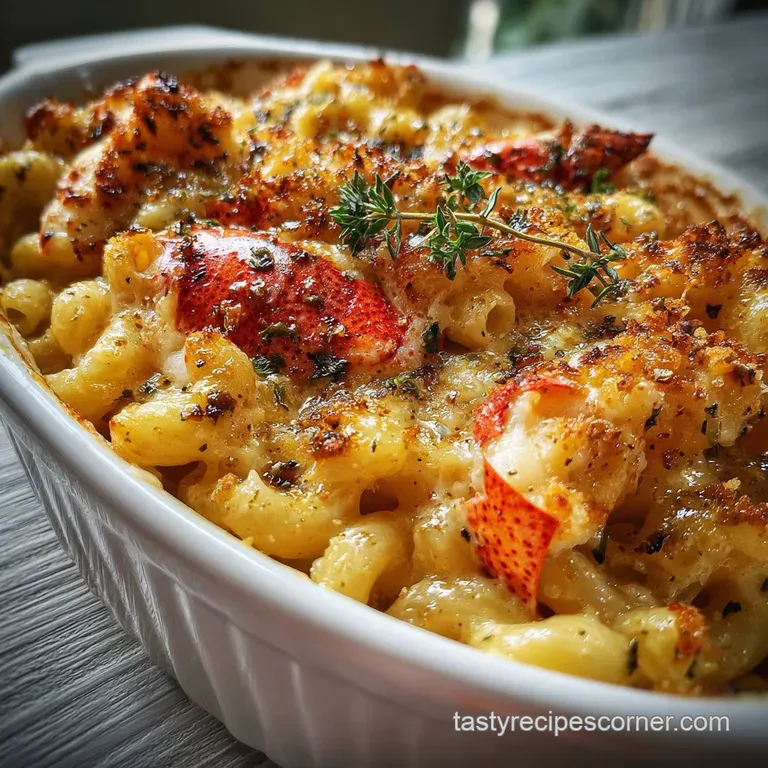 Super Rich Lobster Mac and Cheese with Garlic Butter