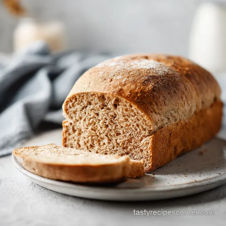 Rustic Whole Wheat Bread: Tender and Airy