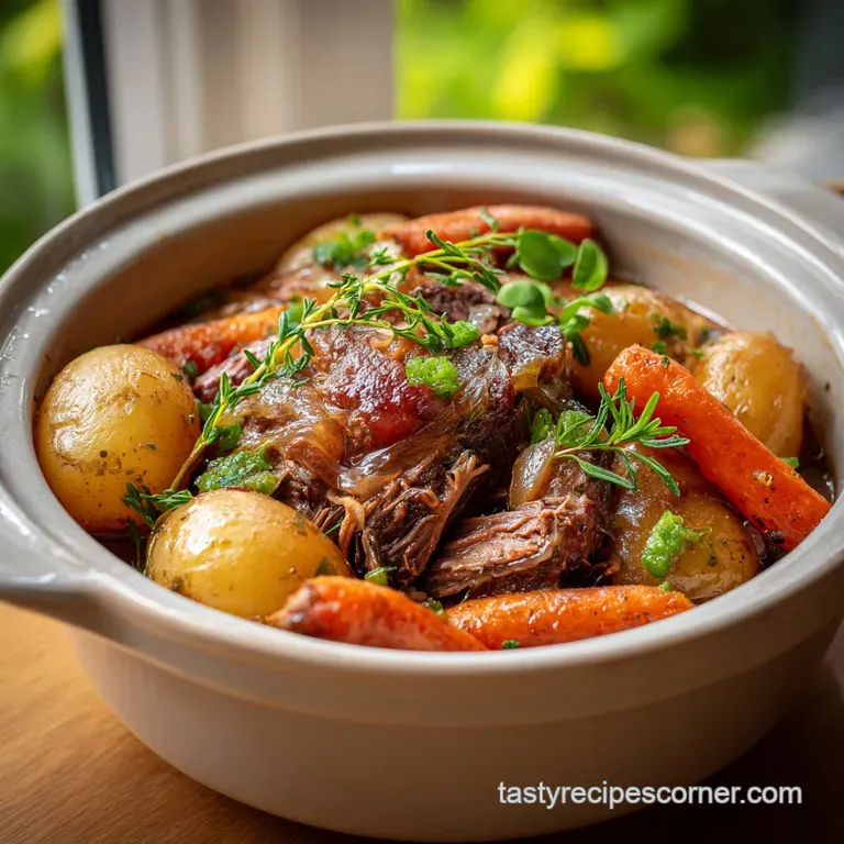 Slow Cooker Pot Roast: Hearty and Tender