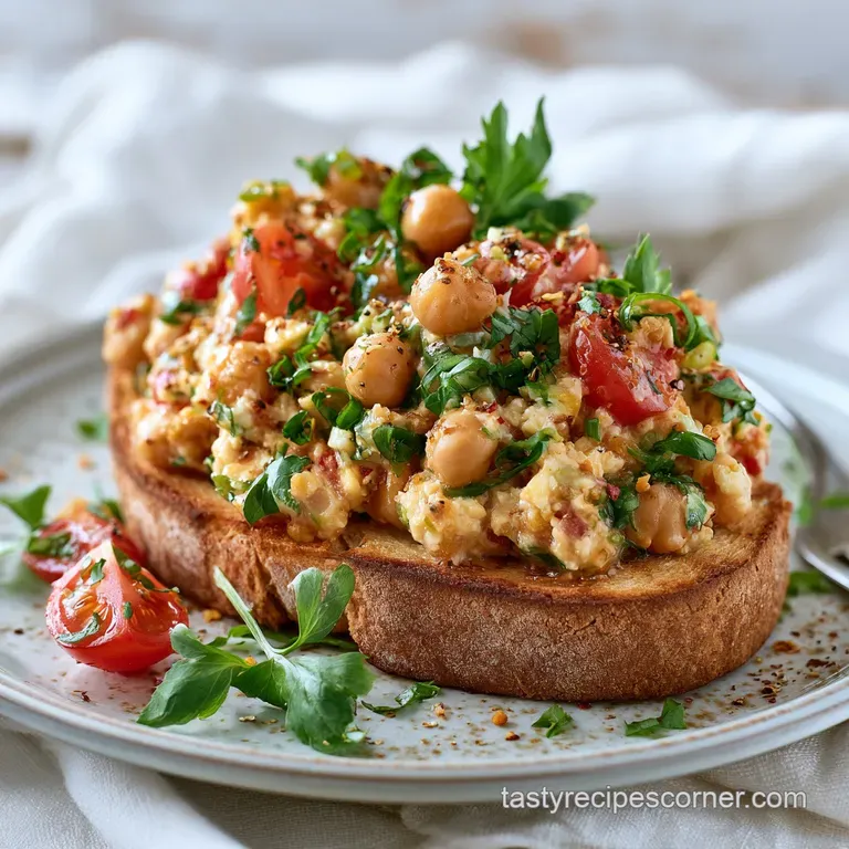 Smashed Chickpea Salad Sandwich: Creamy and Nutrient-Dense