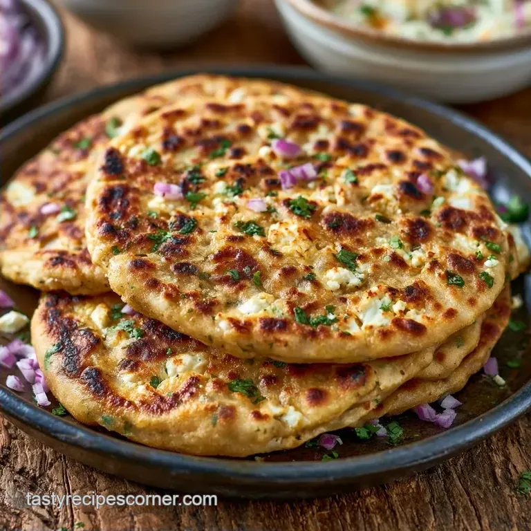Soft Paneer Paratha with a Golden Crust