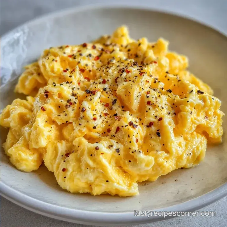Restaurant Style Soft Scrambled Eggs: Creamy and Velvety