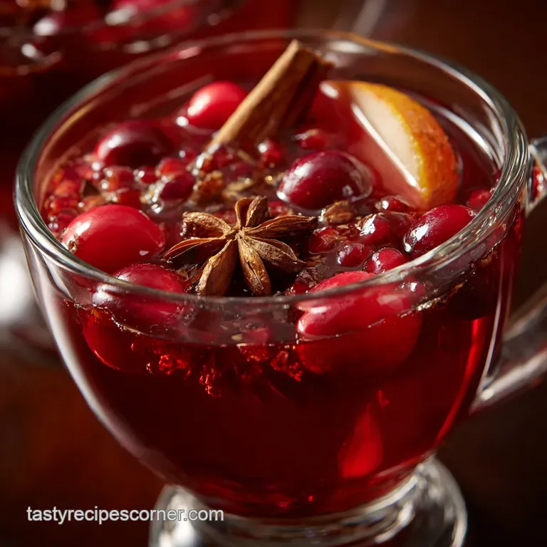 Christmas Punch: the Ultimate Easy Spiced Cranberry Crowd-Pleaser presentation