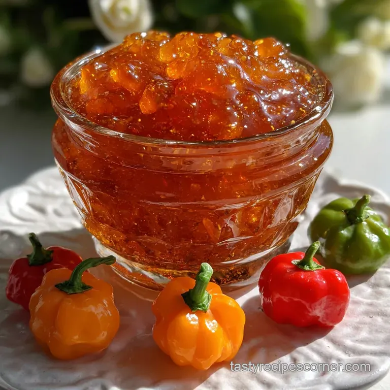 Pepper Jelly Recipe: Sparkling Scotch Bonnet Sweet Bell