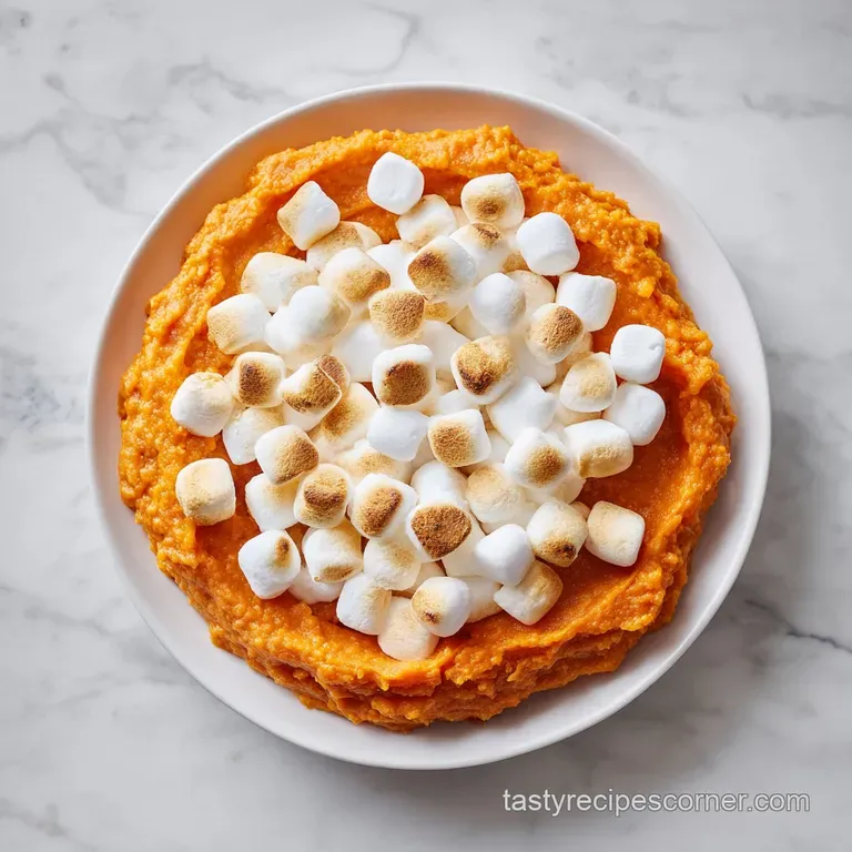 Sweet Potato Casserole: Creamy with Marshmallows
