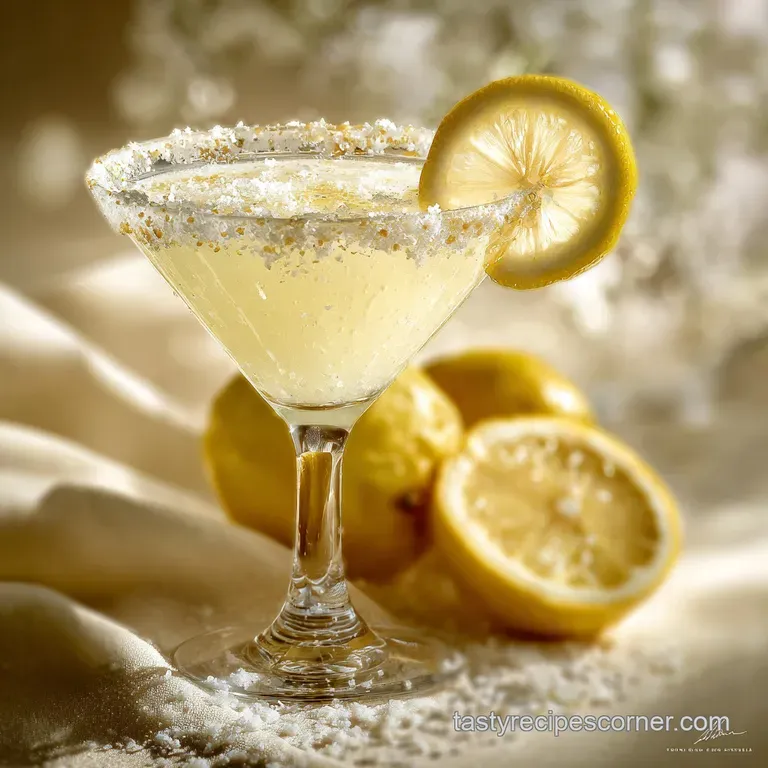 Lemon Drop Shot: Crisp Zesty Classically Cool