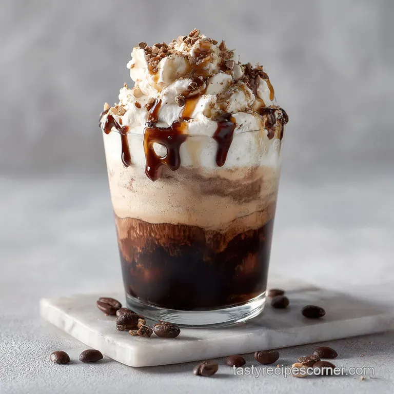 Mudslide Drink: the Decadent Creamy Coffee Classic presentation