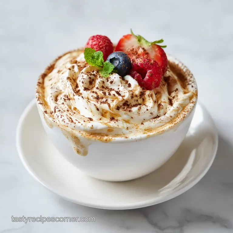 Whipped Tiramisu Coffee: Silky Layered Treat