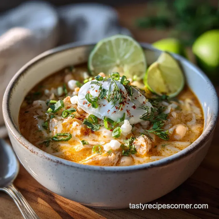 White Chicken Chili: Velvety Comfort