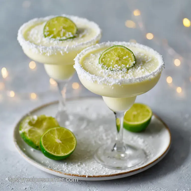 White Christmas Margarita: Silky & Tangy