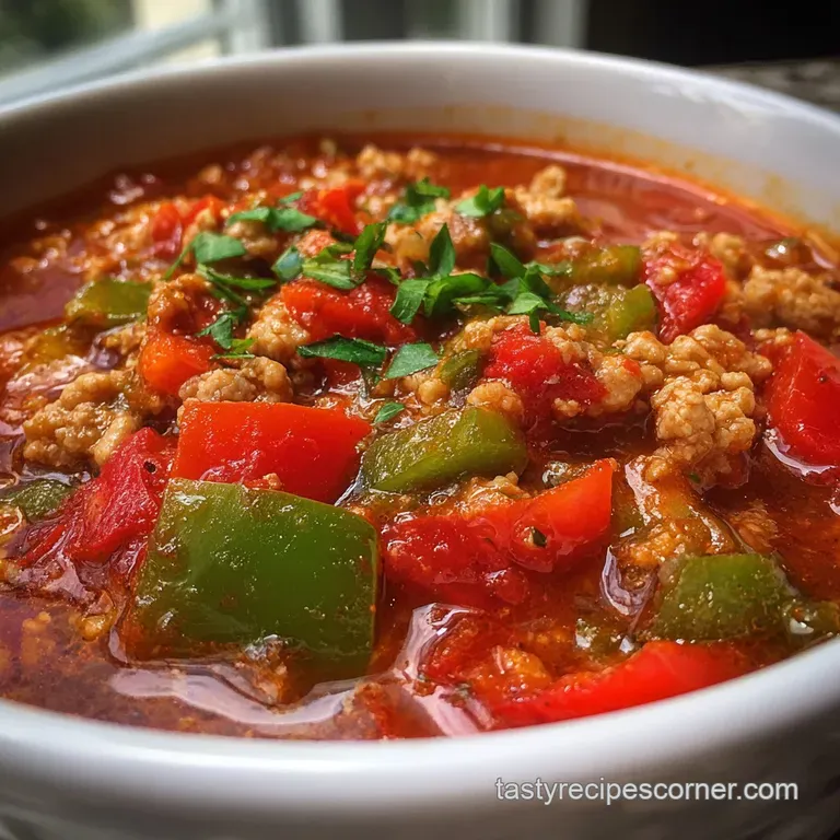 Turkey Chili with Bell Peppers: Zero Point